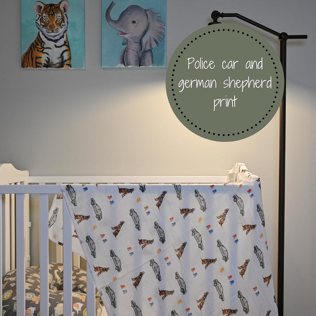 100% Organic Cotton Muslin Swaddle Blanket, Soft Baby Blankets