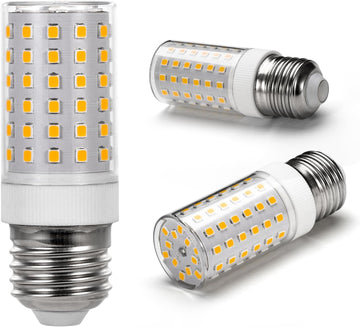 3 Pack E26 LED Bulb 60 Watt Equivalent, Dimmable Corn Light Bulb, Warm White 3000K, 7W 120V, 800LM, for Indoor Light