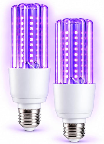LED Black Light Bulbs,15W (120W Equivalent) E26 Base 395-400nm Wavelength