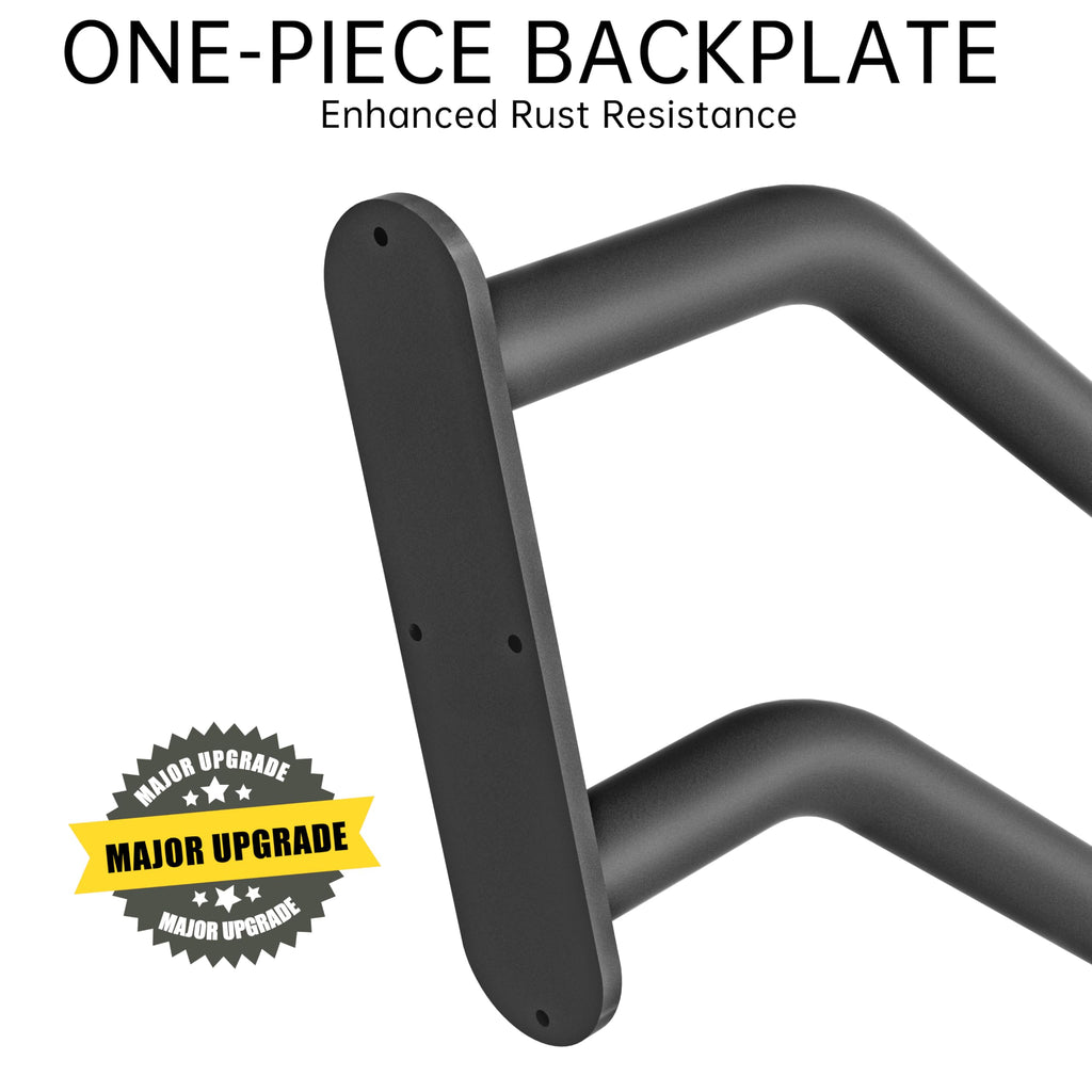 Outdoor Handrail for 1-3 Steps, Heavy-Duty Wrought Iron Railing