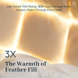 Goose Down Fiber Comforter California King