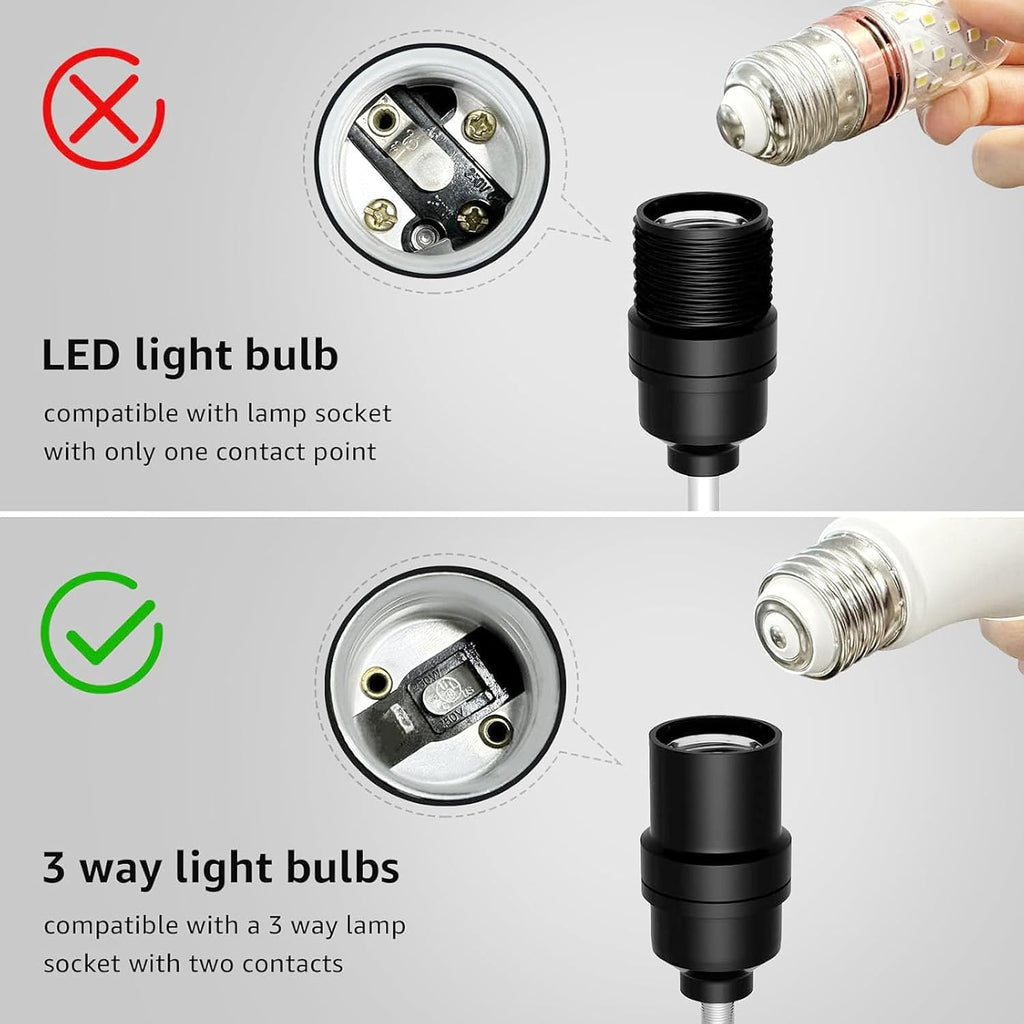 3Way Red Light Bulbs 5/10/15W 660nm LED Red Sleep Bulb