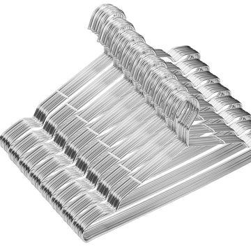 Metal Hangers Clothing Heavy Duty for Closet Stainless Steel Hanger 16.5in by 80 Pack