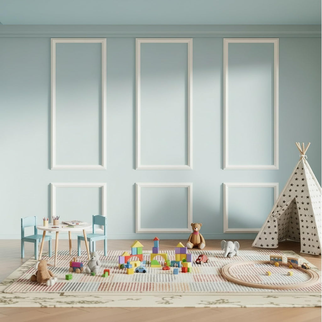 Pre Cut Wall Molding Kit, 3 Set Wainscoting Panels Peel and Stick