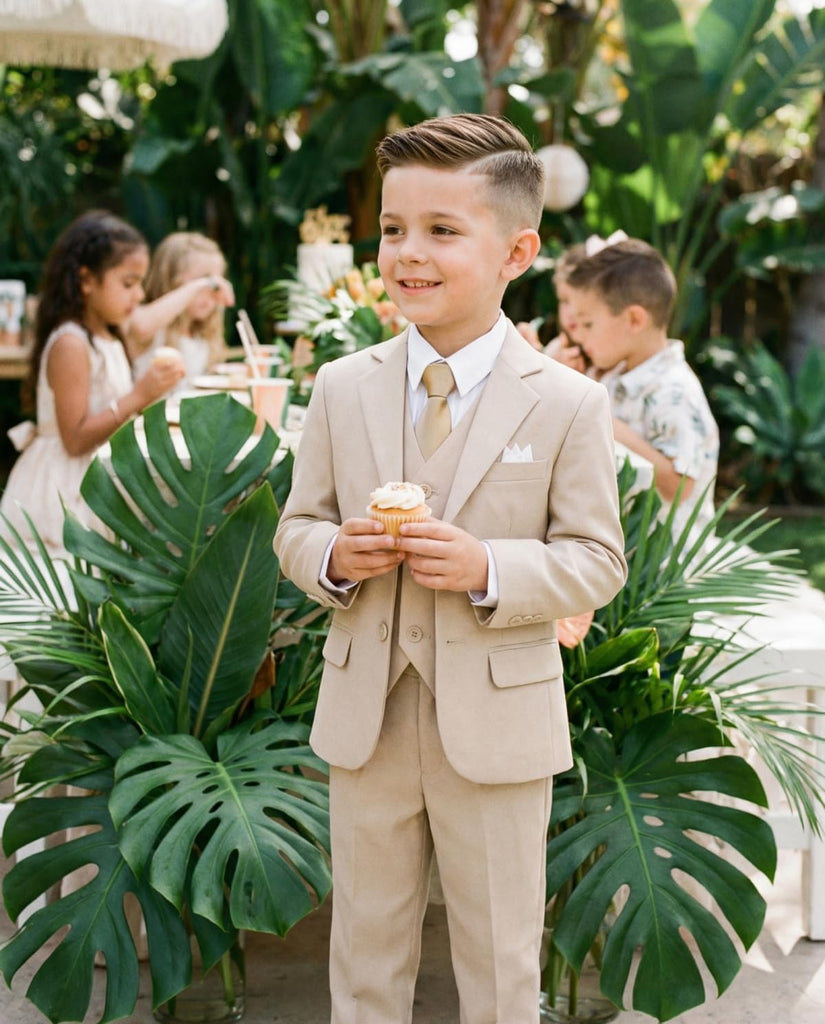 Boys Suit Kids Formal Tuxedo Wedding Ring Bearer Outfit Easter Suits Set
