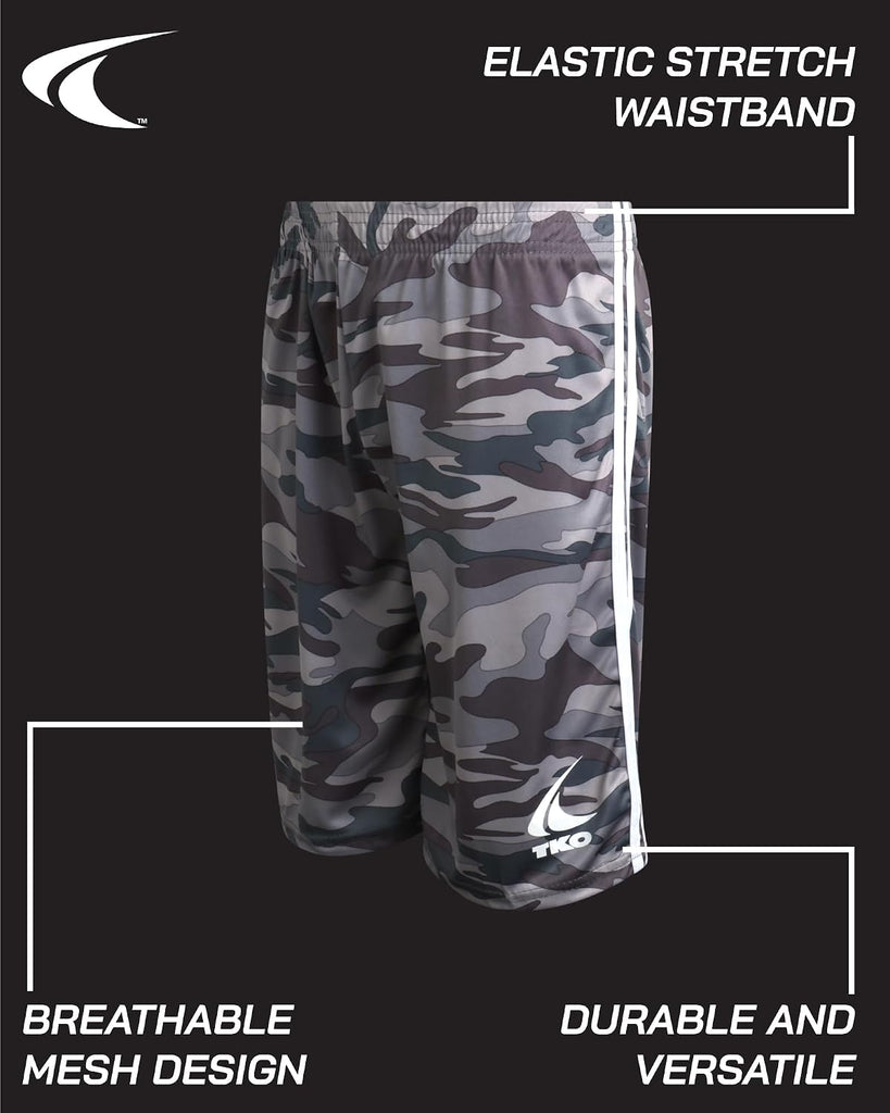 Boys Active Shorts 6 Pack Quick Dry Performance Basketball Shorts