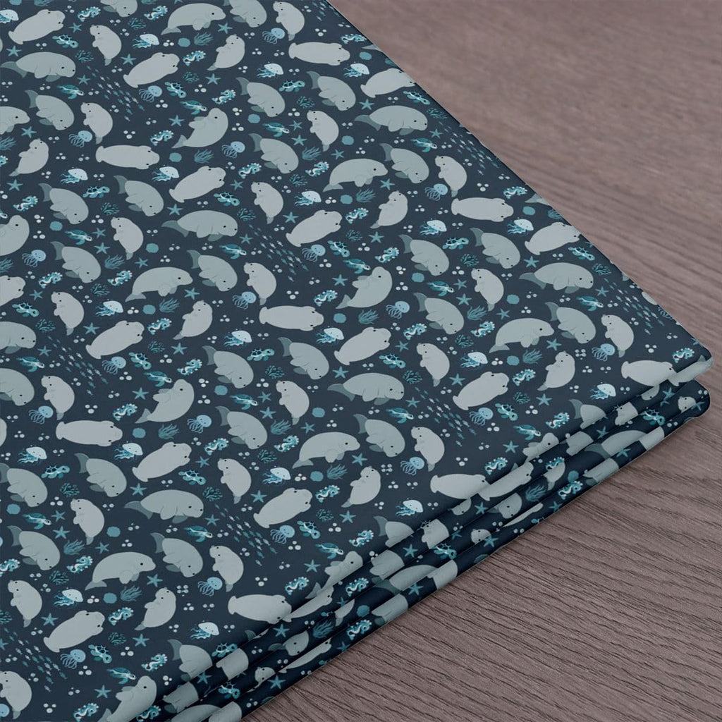 Manatee Fabric by The Yard Soft 5 Yards