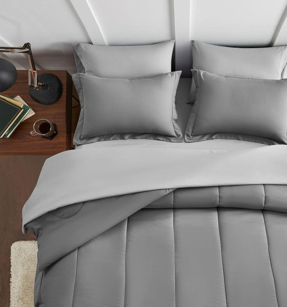 Maple&Stone Full Comforter Set 7 Pieces Bed in a Bag