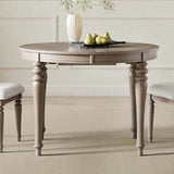 42"-60" Oval Round Extendable Dining Table, Vintage Oak Wood Expandable Dining Room Kitchen Table with Butterfly Leaf