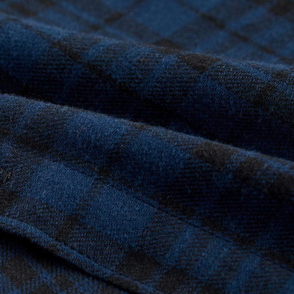 Boys Flannel Shirts Long Sleeve Casual Plaid Button Down Shirts