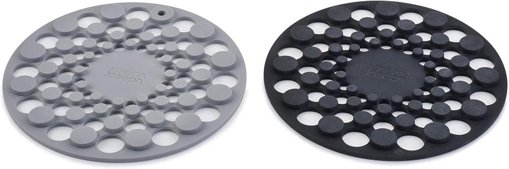 Spot-On Silicone Trivets, Gray - Set of 2