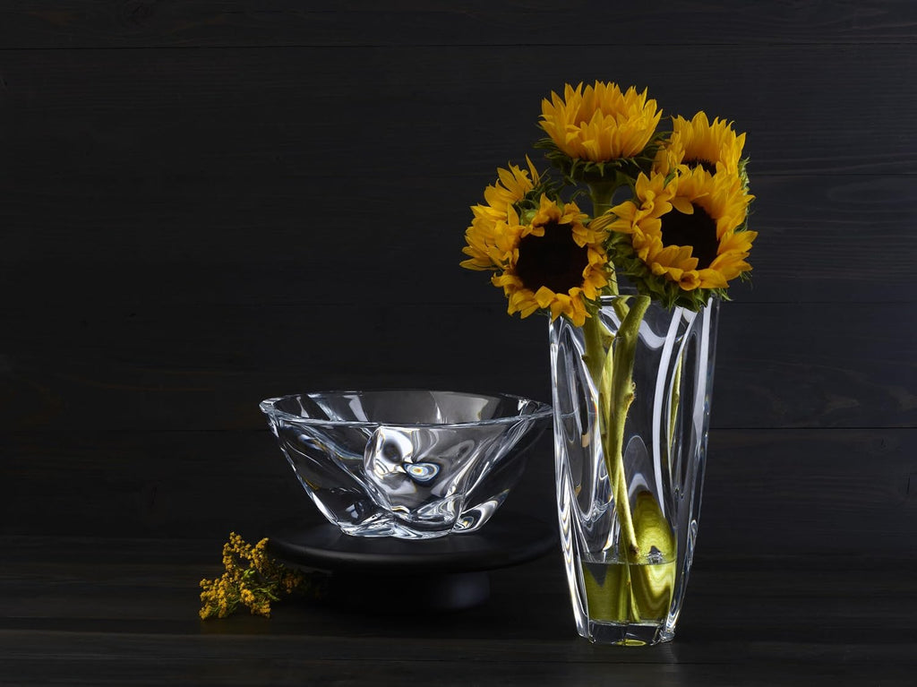 Cassia Crystal Glass Bowl, 11 Inch