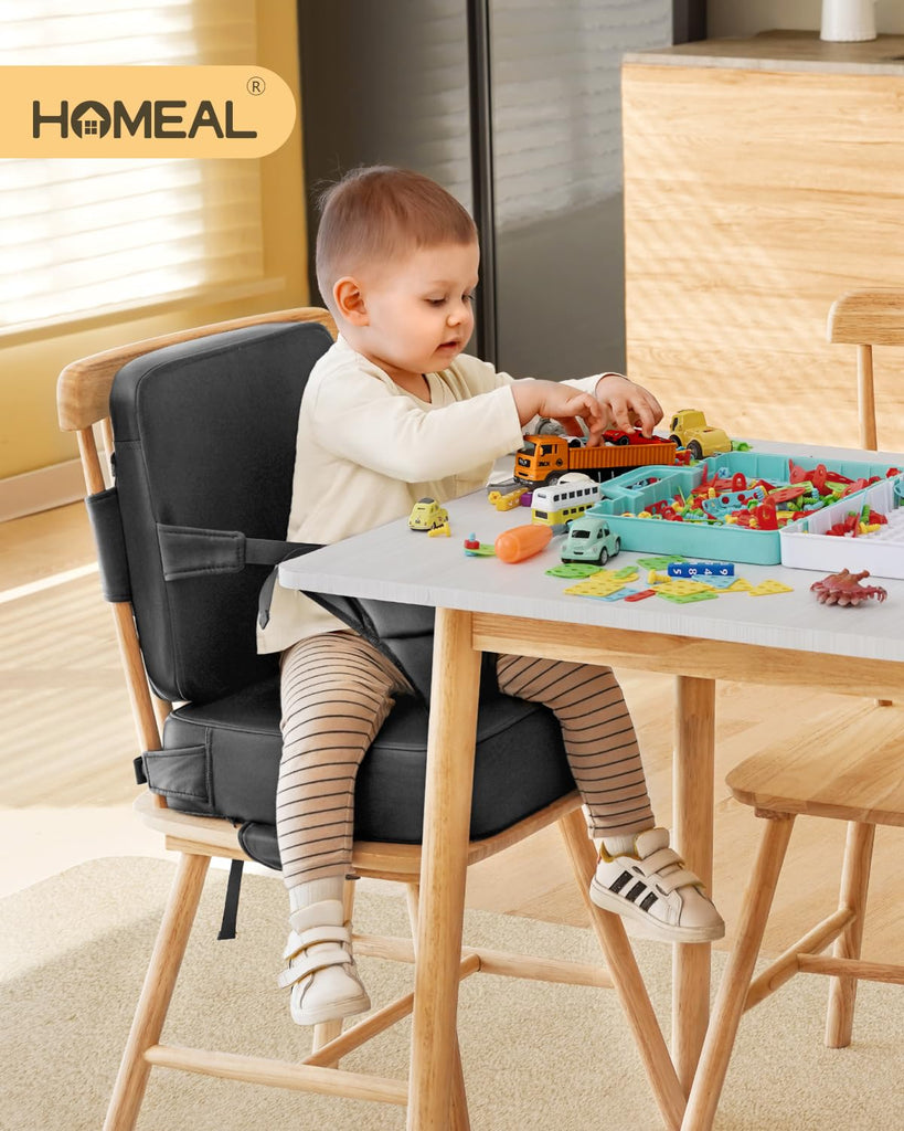 Booster Seat Chair, Breathable Toddler Booster Seat for Dining Table
