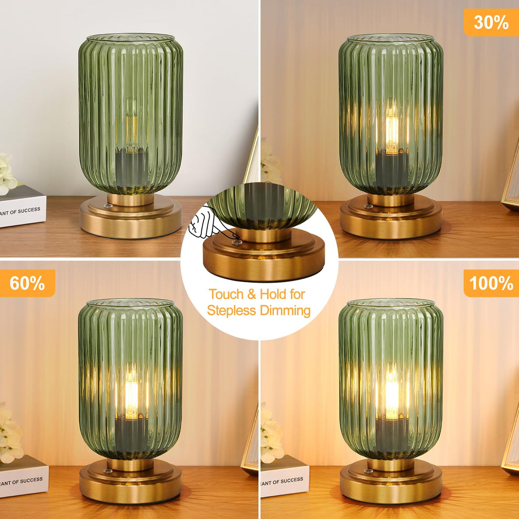 Cordless Table Lamp, Touch Stepless Dimmable