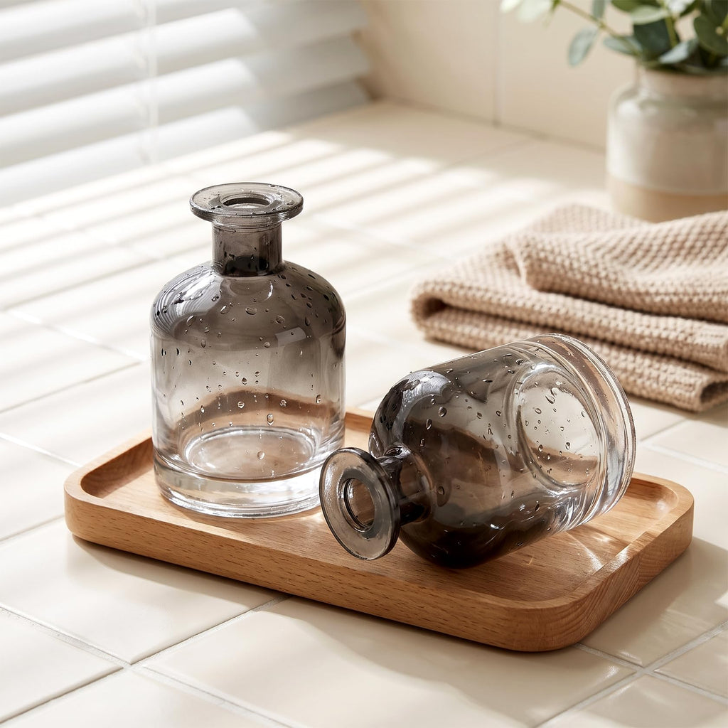 200ml Glass Bottle Reed Diffuser Bottles Fragrance Accessories 4pcs