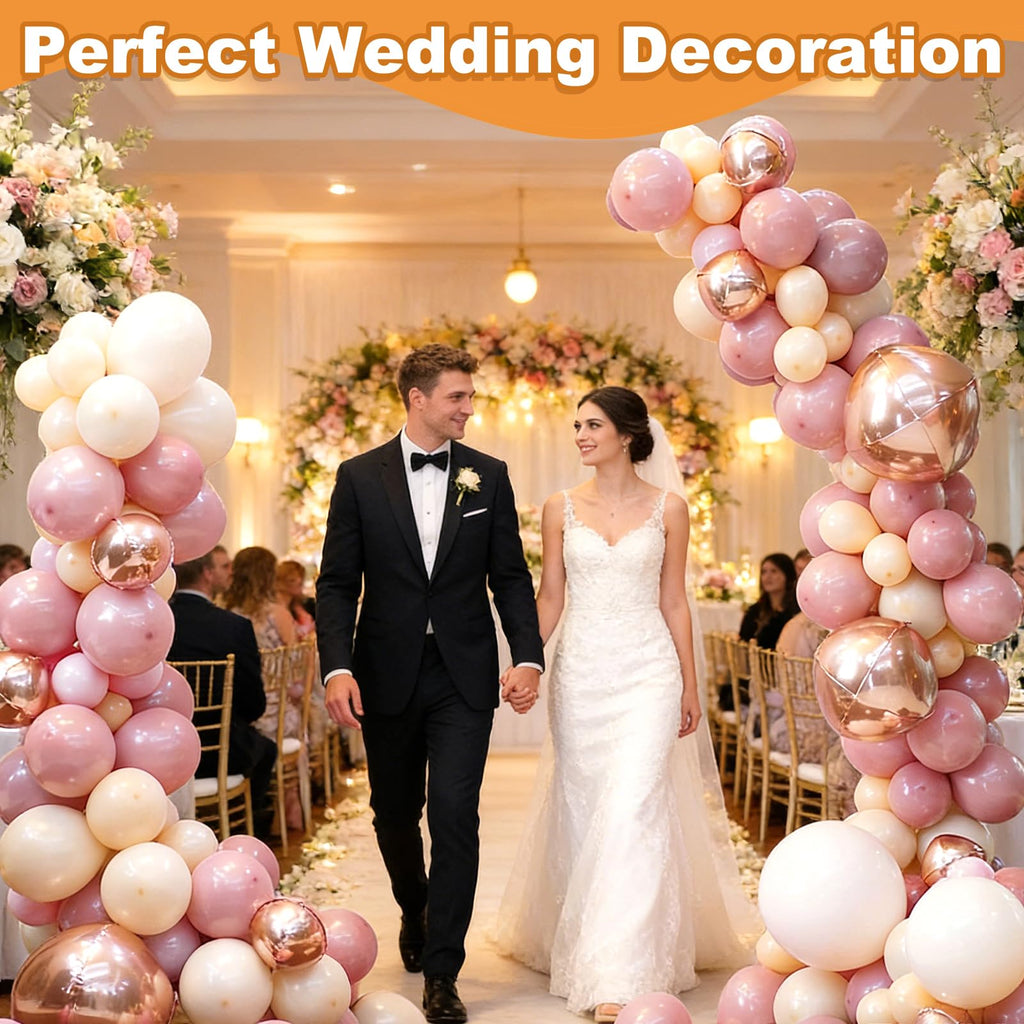7.2ft and 5.9ft Half Balloon Arch Stand Kit with Heavy Duty Base, Comes with 8 Water Filling Bags - Metal Frame for