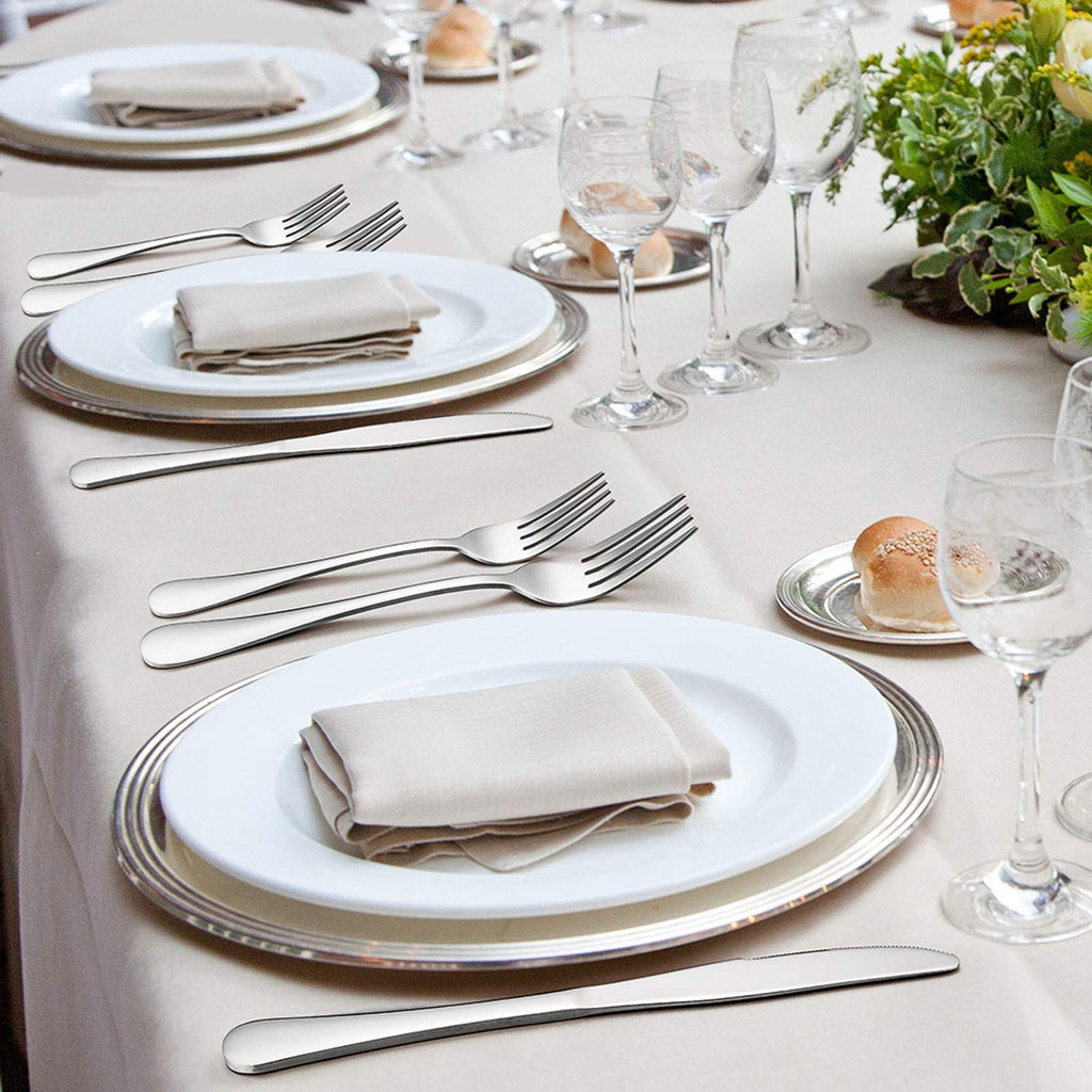 Silverware Set, 40-Piece Flatware Set, Stainless Steel Eating Utensils Service for 8, Dinner Knives/Forks/Spoons