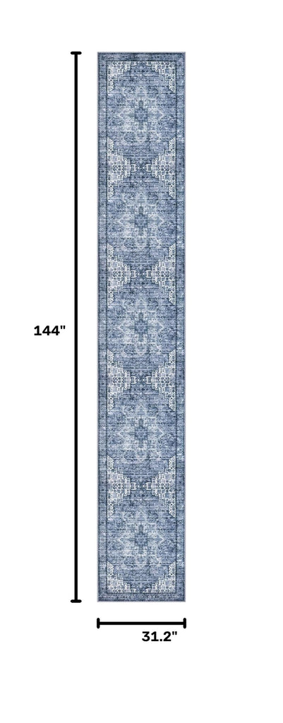 2.6x12 Washable Runner Rug, Non Slip Area Rug Kitchen