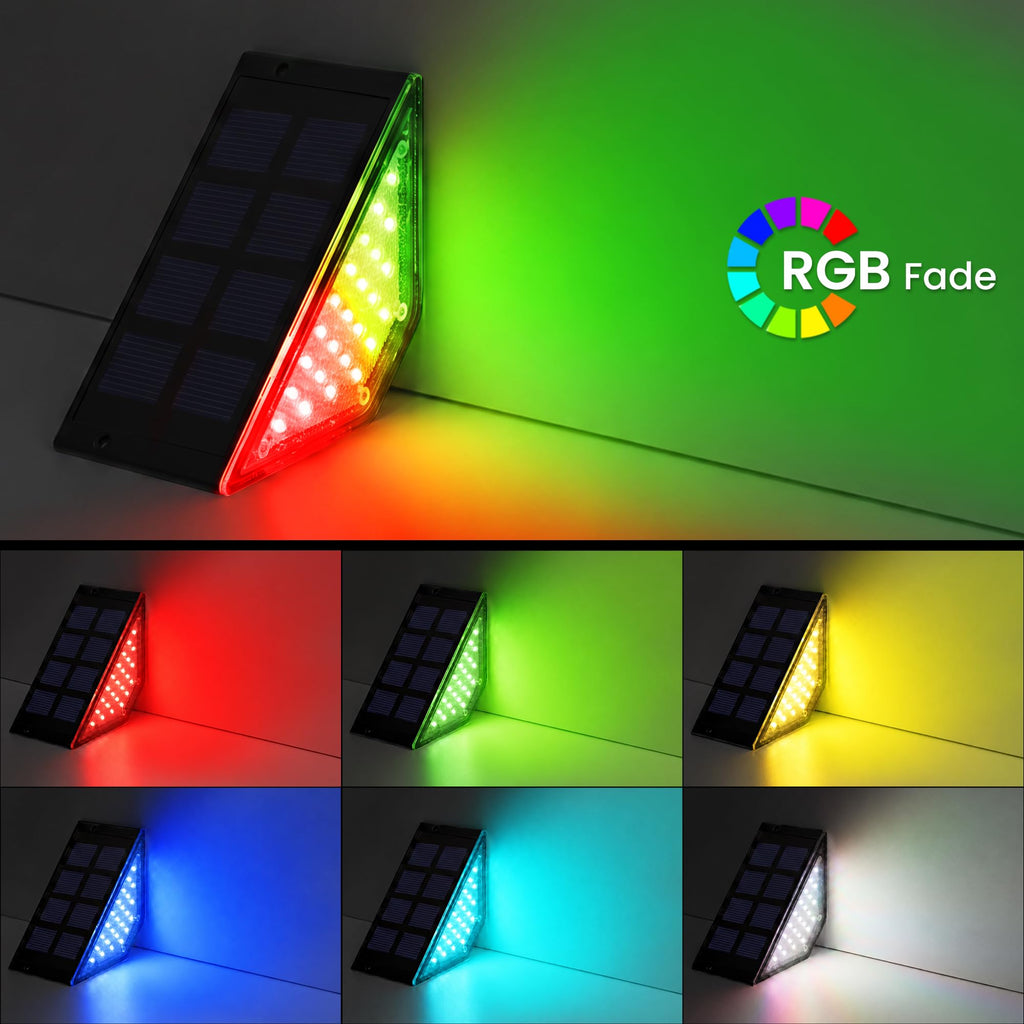 Solar Step Lights Waterproof, Stair Lights Outdoor Decor 12 Pack