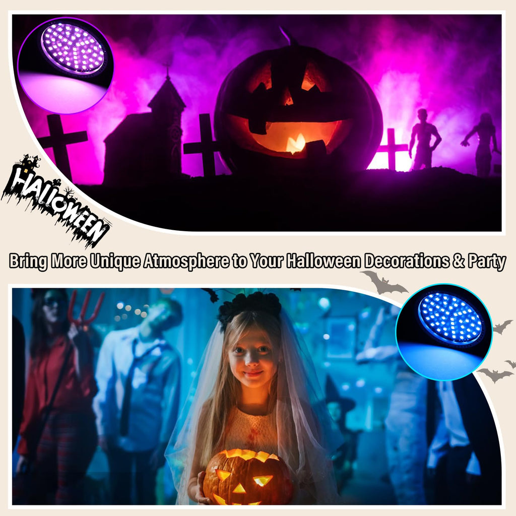 Rechargeable Strobe Lights for Parties Wireless LED Halloween Strobe Light Battery Powered, Remote Control & Sound