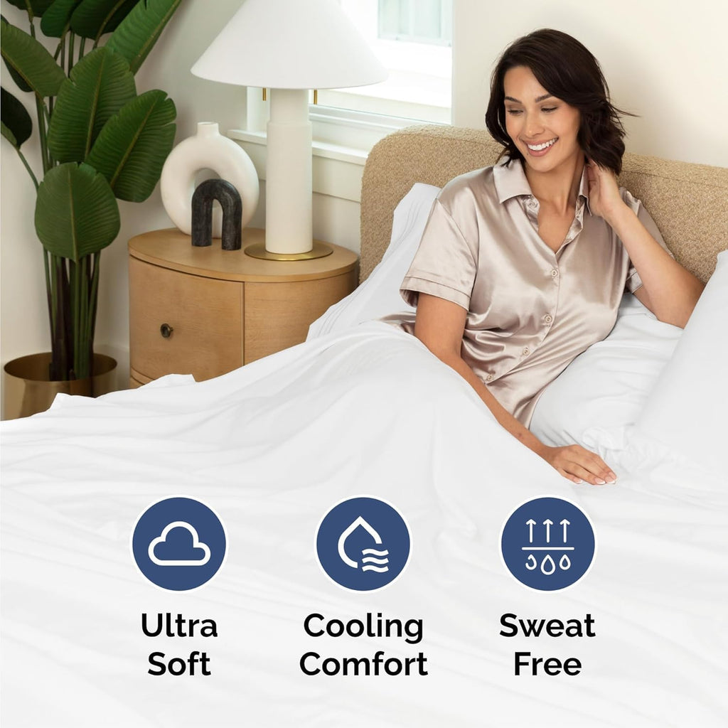 King 4 Piece Sheet Set - Comfy Breathable & Cooling Sheets - Hotel Luxury Bed Sheets for Women & Men - Deep Pockets