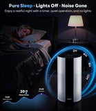 Air Purifiers for Home Large Room up to 1800 Ft², Air Purifiers for Bedroom 360° Air Intake with Sma