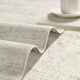 Washable 3x5 Entryway Rug, Ivory Area Rugs