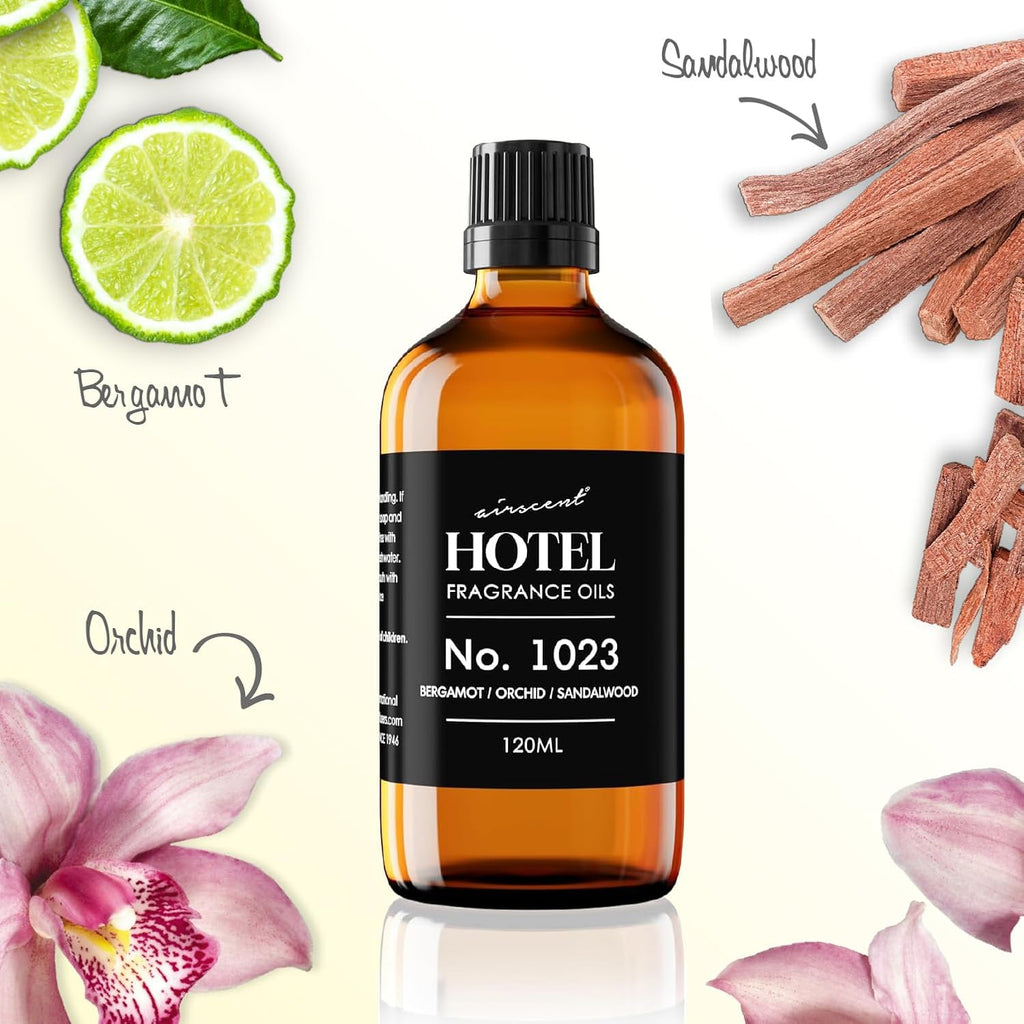 Hotel Diffuser Oil No. 1023 - Baccarat Hotel Inspired - 120 mL - Set of 4