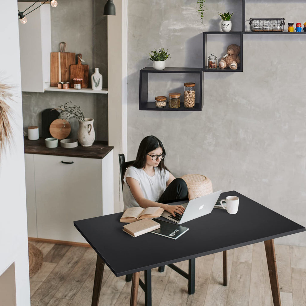 Universal Tabletop, Solid One-Piece Desktop for Sit Stand Desk, Double Desks, L Desk DIY, Wood Countertop Home or