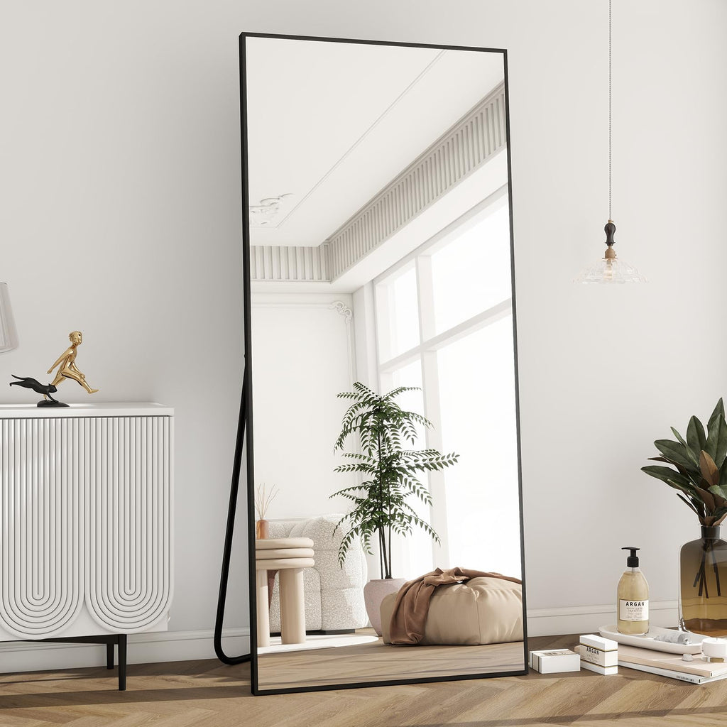 Full Length Mirror with Stand, 65"x24" Floor Mirror