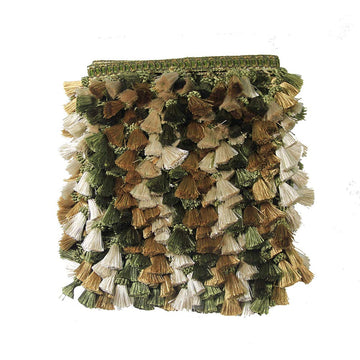 Handmade Tassel Fringe Trim, 8Cm/3.15Inch Diameter Hand Knitting Tassel Fringing Trimmings for DIY - 6.5 Yard