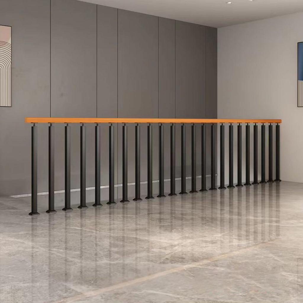 34/36/38/40/42in Stair Railing Posts, Indoor Outdoor 270°Adjustable Metal Baluster Post, Staircase Balusters with
