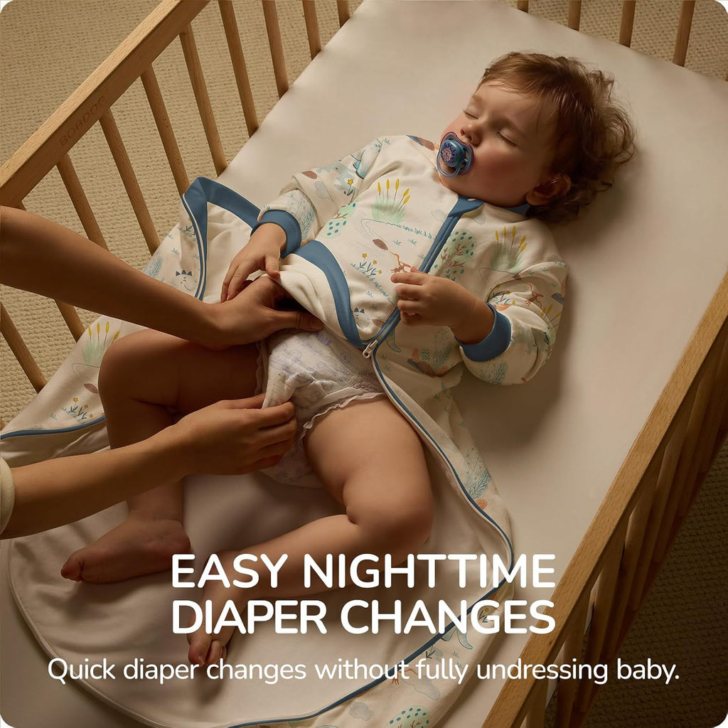 Sleep Sack 2.5TOG Detachable Long Sleeves Wearable Blankets