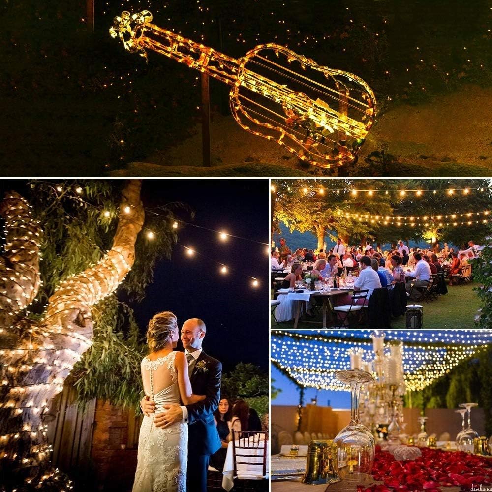 164ft 2000 LED Cluster Christmas Lights - Dark Green Wire Cluster Christmas Tree Lights - 8 Modes Outdoor Waterproof
