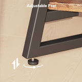Round Coffee Table, Small Circle Coffee Table with Storage, Modern Wood Round Center Table, Small Space