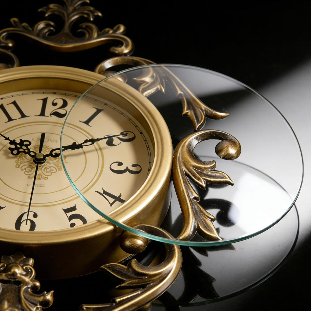 Vintage Retro Wall Clock 21" x 15"