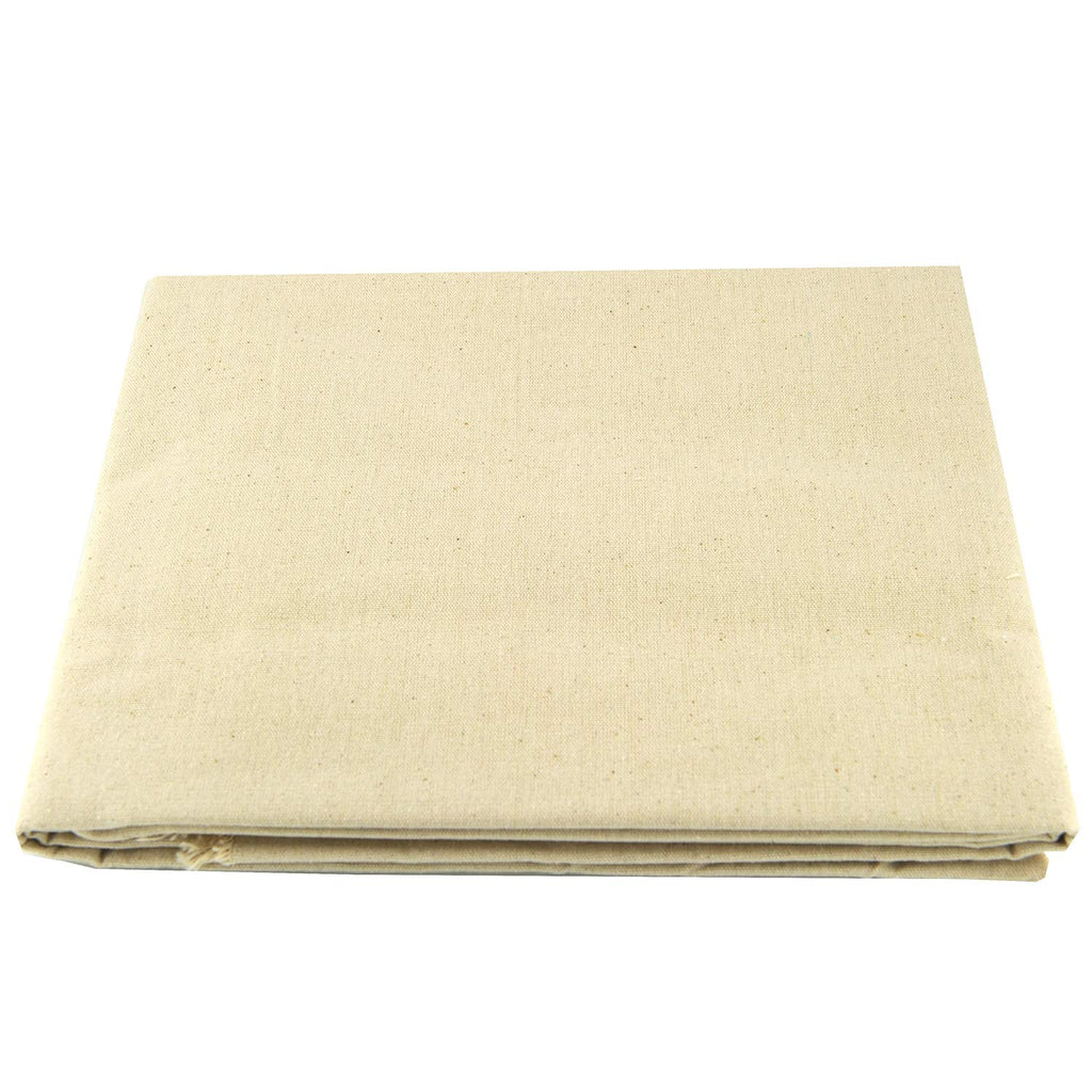 6OZ Cotton Duck Canvas Sewing & Crafting, Drop Cloth By The Yard (Natural)