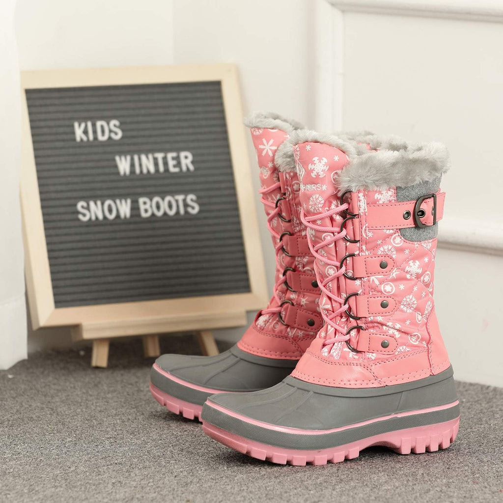 Girls Snow Waterproof Winter Boots