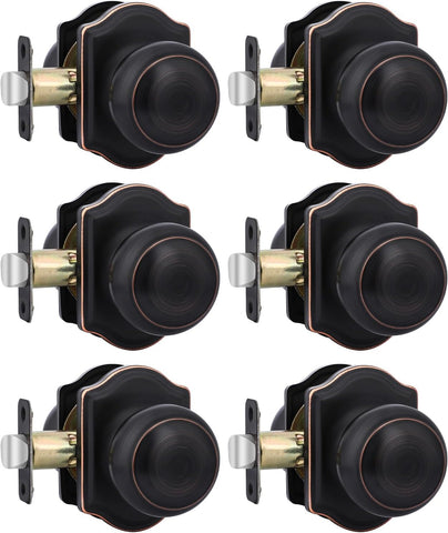 Oil Rubbed Bronze Closet Door Knobs, Passage Door Knobs Interior
