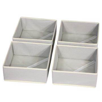 Foldable Cloth Storage Box Closet Dresser Drawer Organizer Fabric Baskets Bins Containers Divider for Clothes