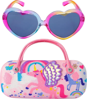 Sunglasses for Girls, Toddler Kids Polarized Sunglass with Case