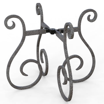 Adjustable Plant Stand Indoor Outdoor, Mid Century Modern Medal Holder for Large Planters