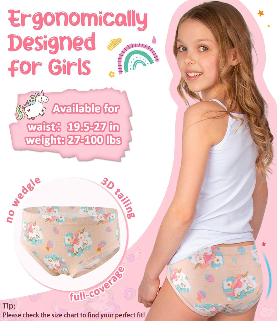 100% Cotton Soft Underwear Tagless Panties for Pack