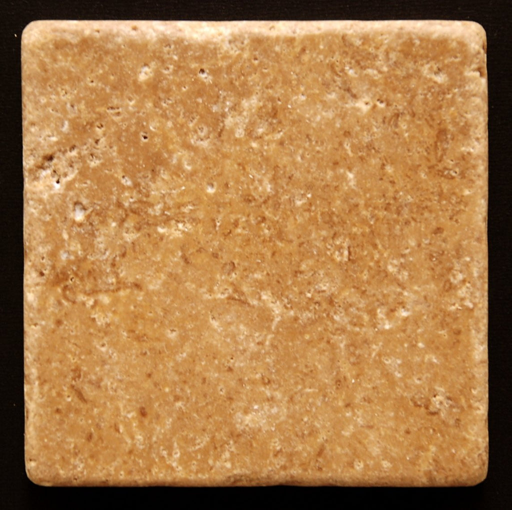 Tile & Stone Noce 4 X 4 Travertine Tumbled Tile