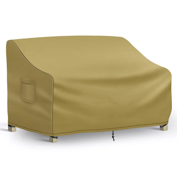 Outdoor Couch Cover Waterproof, 3-Seater Outdoor Sofa Cover, Patio Furniture Covers with Air Vent and Handles, 78W x