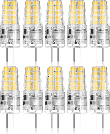 10 Pack G4 LED Bulb 2W Equivalent 30W 3000K Warm White 250 Lumens 360°Beam Angle, T3 Halogen Bulb Replacement