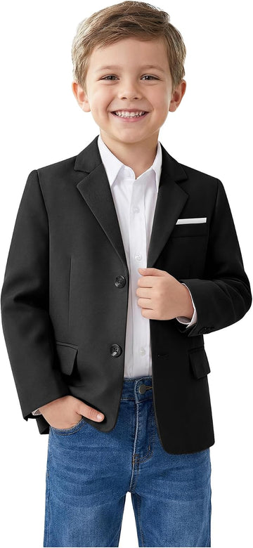 Boys Jacket Kids Formal Tuxedo Blazer School Sport Coat for Boy