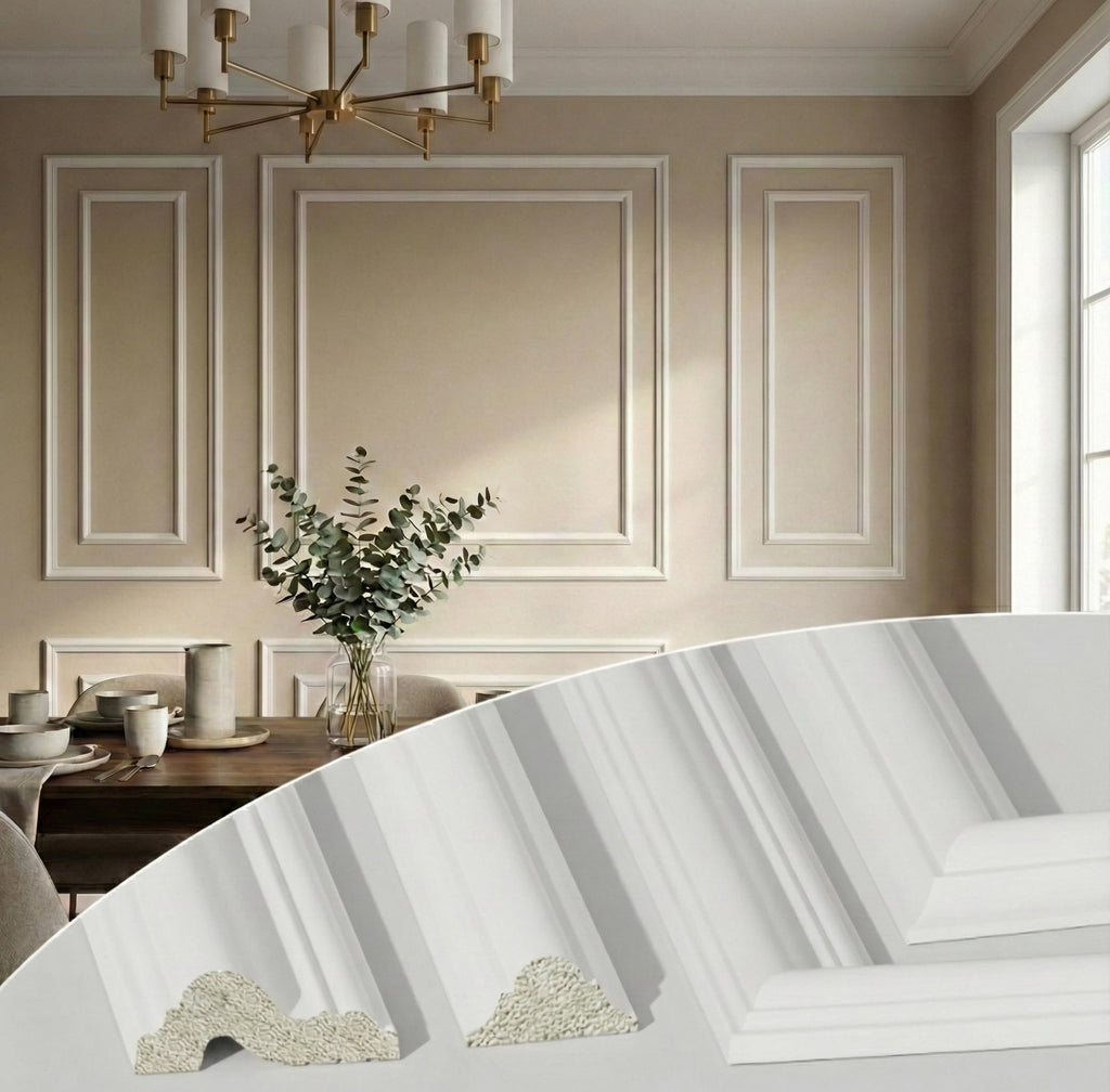 Pre Cut Wall Molding Kit for Accent, 6 Set Bilinear Frame