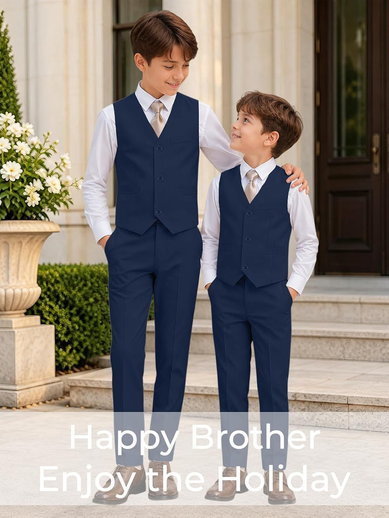 Boys Suits for Formal Wedding Ring Bearer Outfit Gentleman Wear