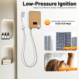 Tankless Electric Hot Water Heater, 4500W 110V Instant Water Heater On Demand Bath Shower with LED Screen Display for